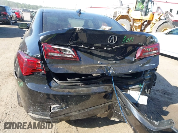 2016 Acura TLX Advance with VIN 19UUB3F7XGA002801, listed as a IAAI auction lot 42231571 with 91,787 mi miles and . Bid and sale history available at DreamBid. Image 16.