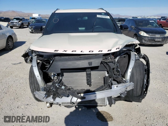 2020 Ford Explorer ST with VIN 1FM5K8GCXLGA61569, listed as a Copart auction lot 37862003 with 0 mi miles and Salvage Title. Bid and sale history available at carsss.com. Image 5.