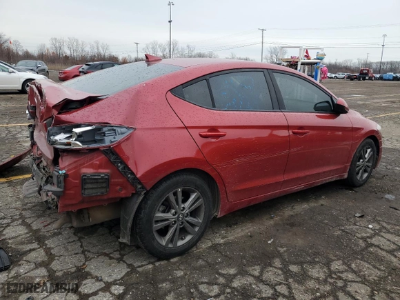 2018 Hyundai Elantra SEL with VIN 5NPD84LFXJH322067, listed as a Copart auction lot 82147104 with 102,066 mi miles and Clean Title. Bid and sale history available at carsss.com. Image 3.