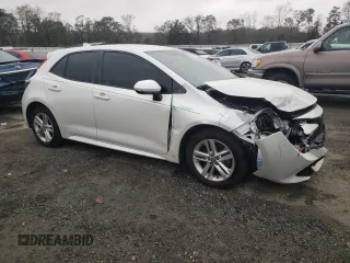 2021 Toyota Corolla Hatchback SE with VIN JTNB4MBE2M3127345, listed as a Copart auction lot 81556334 with 51,175 mi miles and Salvage Title. Bid and sale history available at carsss.com. Image 4.