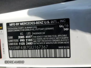 2016 Mercedes-Benz C 300 с VIN 55SWF4JB7GU167367, выставлен на аукционе Copart как лот 65421495 с пробегом 74 822 миль миль и Списание • Salvage title. История ставок и продаж доступна на DreamBid. Изображение 12.