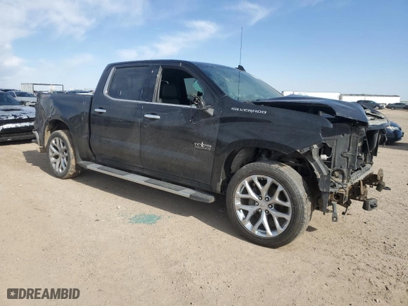 2019 Chevrolet Silverado 1500 LTZ with VIN 3GCUYGEDXKG179399, listed as a Copart auction lot 43027455 with 123,746 mi miles and Salvage Title. Bid and sale history available at carsss.com. Image 4.