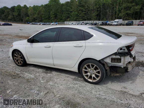 2013 Dodge Dart SXT z VIN 1C3CDFBA9DD204275, wystawiony jako Copart lot #56020465 z przebiegiem 117 396 mil mil oraz Szkoda całkowita • Salvage title. Historia ofert i sprzedaży dostępna na DreamBid. Obrazek 2.