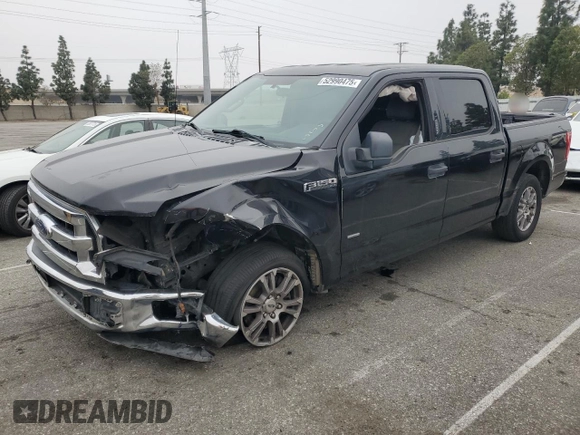 2015 Ford F-150 XL with VIN 1FTEW1CG0FKD03070, listed as a Copart auction lot 52990475 with 102,844 mi miles and Salvage title. Bid and sale history available at DreamBid. Image 1.
