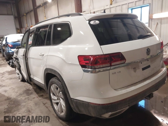 2023 Volkswagen Atlas SE with VIN 1V2HR2CA6PC510823, listed as a IAAI auction lot 41576865 with 22,991 mi miles and . Bid and sale history available at DreamBid. Image 3.