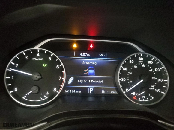 2018 Nissan Maxima SL with VIN 1N4AA6AP9JC377710, listed as a Copart auction lot 49109325 with 161,194 mi miles and Clean Title. Bid and sale history available at carsss.com. Image 9.