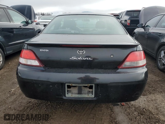 2001 Toyota Solara SE with VIN 2T1CF22P81C521105, listed as a Copart auction lot 86488464 with 117,663 mi miles and Salvage Title. Bid and sale history available at carsss.com. Image 6.