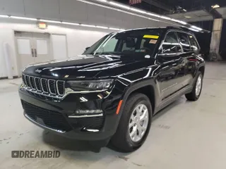 2023 Jeep Grand Cherokee Limited with VIN 1C4RJHBGXPC545550, listed as a IAAI auction lot 42859716 with 34,610 mi miles and . Bid and sale history available at DreamBid. Image 6.