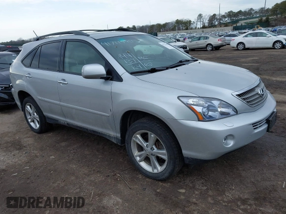 2008 Lexus RX 400h with VIN JTJHW31U782857529, listed as a IAAI auction lot 41711440 with 144,139 mi miles and . Bid and sale history available at DreamBid. Image 1.
