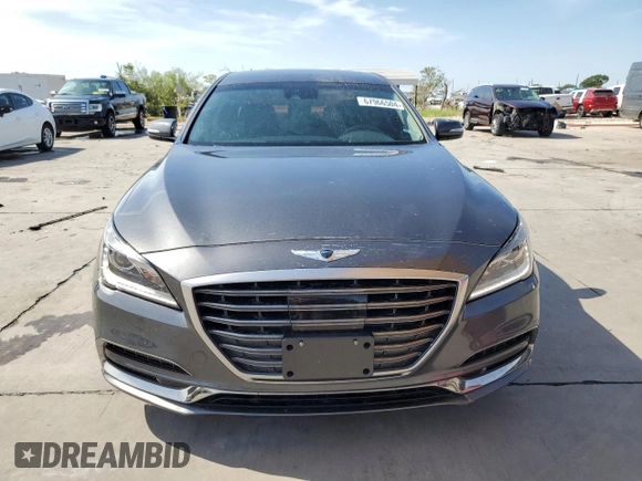 2019 Genesis G80 3.8L with VIN KMHGN4JE1KU290144, listed as a Copart auction lot 67966504 with 54,983 mi miles and Clean Title. Bid and sale history available at DreamBid. Image 5.