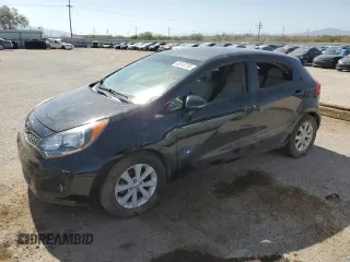 2013 Kia Rio SX with VIN KNADN5A39D6103278, listed as a Copart auction lot 60848795 with 87,450 mi miles and Salvage title. Bid and sale history available at DreamBid. Image 1.