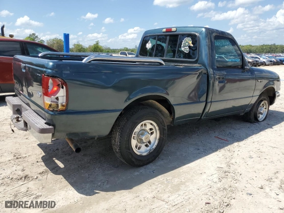 1995 Ford Ranger Splash with VIN 1FTCR10A3SUB11395, listed as a Copart auction lot 50945405 with 146,476 mi miles and Salvage Title. Bid and sale history available at carsss.com. Image 3.