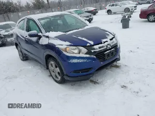 2016 Honda HR-V LX with VIN 3CZRU6H34GM752461, listed as a IAAI auction lot 41261095 with 139,400 mi miles. Bid and sale history available at carsss.com. Image 1.