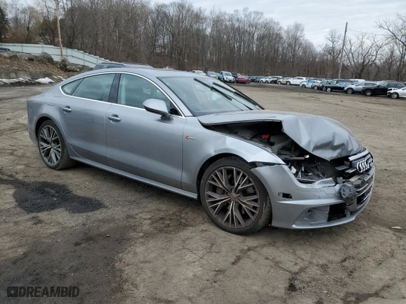 2017 Audi A7 Premium Plus with VIN WAUW2AFC3HN005720, listed as a Copart auction lot 47441265 with 82,690 mi miles and Salvage Title. Bid and sale history available at carsss.com. Image 4.