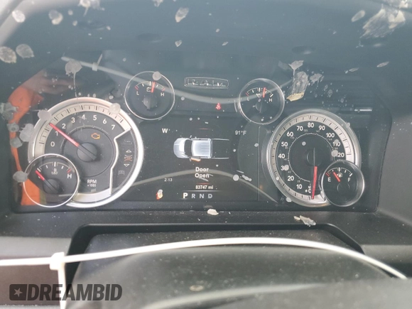 2018 Ram 1500 Big Horn with VIN 1C6RR6LG0JS251834, listed as a Copart auction lot 48784955 with 83,747 mi miles and Salvage Title. Bid and sale history available at carsss.com. Image 9.