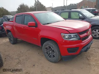 2020 Chevrolet Colorado 2WD Work Truck with VIN 1GCGSBEA3L1162371, listed as a IAAI auction lot 41459602 with 126,428 mi miles. Bid and sale history available at carsss.com. Image 1.