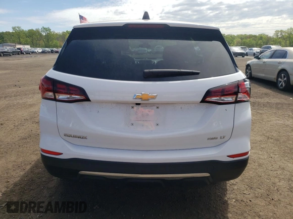 2023 Chevrolet Equinox LT with VIN 3GNAXUEG9PS113663, listed as a Copart auction lot 56012365 with 8,623 mi miles and Salvage title. Bid and sale history available at DreamBid. Image 6.