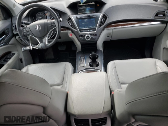 2018 Acura MDX Technology with VIN 5J8YD4H52JL018449, listed as a Copart auction lot 57474865 with 75,829 mi miles and Salvage title. Bid and sale history available at DreamBid. Image 8.