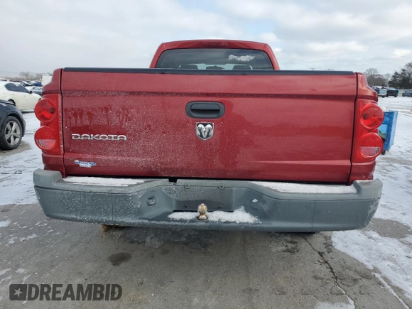 2008 Dodge Dakota ST with VIN 1D7HE22K18S539599, listed as a Copart auction lot 45769415 with 119,729 mi miles and Salvage Title. Bid and sale history available at carsss.com. Image 6.