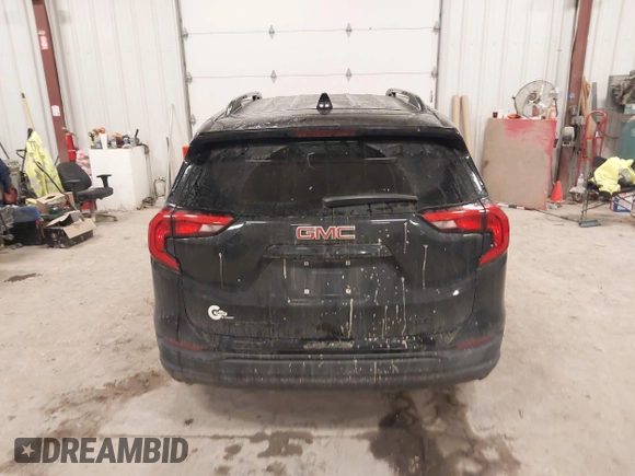 2019 GMC Terrain SLE with VIN 3GKALTEV9KL101307, listed as a IAAI auction lot 41553370 with 82,760 mi miles. Bid and sale history available at carsss.com. Image 16.