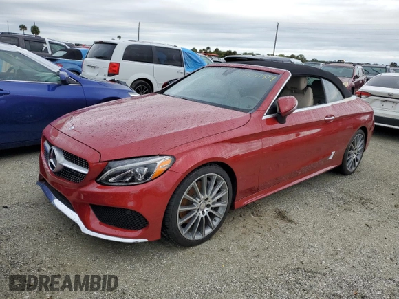 2017 Mercedes-Benz C 300 with VIN WDDWK4JB2HF430767, listed as a Copart auction lot 74781874 with Not Provided miles and Salvage Title. Bid and sale history available at DreamBid. Image 1.