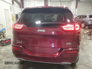 2018 Jeep Cherokee Overland with VIN 1C4PJMJXXJD617222, listed as a Copart auction lot 52100155 with 110,771 mi miles and Clean title. Bid and sale history available at DreamBid. Image 6.