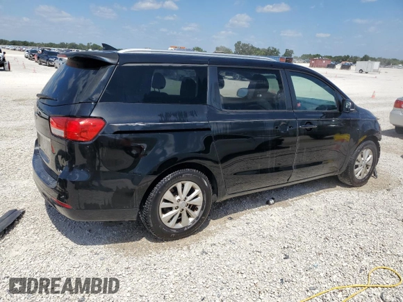 2015 Kia Sedona LX with VIN KNDMB5C18F6042287, listed as a Copart auction lot 51274594 with 112,016 mi miles and Salvage Title. Bid and sale history available at carsss.com. Image 3.