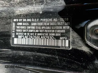 2011 Porsche Cayenne S Hybrid with VIN WP1AE2A26BLA92930, listed as a Copart auction lot 63806485 with 140,152 mi miles and Clean title. Bid and sale history available at DreamBid. Image 13.