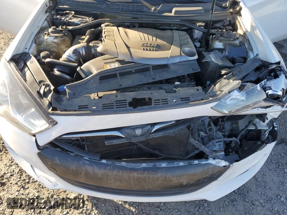 2015 Hyundai Genesis Coupe R-Spec with VIN KMHHU6KJ0FU124721, listed as a Copart auction lot 80507174 with 124,082 mi miles and Salvage title. Bid and sale history available at DreamBid. Image 12.