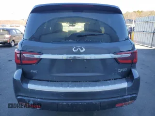 2024 Infiniti QX80 LUXE with VIN JN8AZ2AE6R9327919, listed as a Copart auction lot 43243755 with 33,604 mi miles and Clean Title. Bid and sale history available at carsss.com. Image 6.
