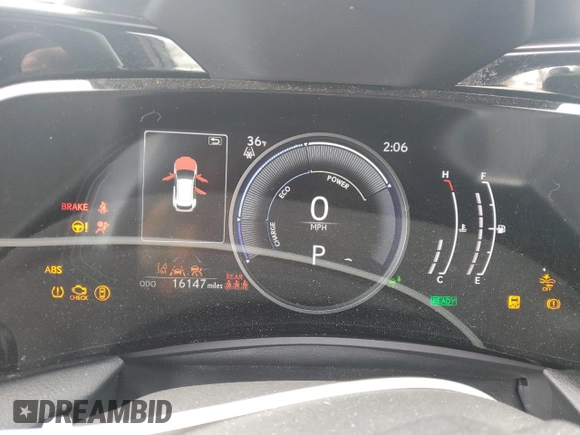 2023 Lexus NX with VIN JTJAKCEZXP5006616, listed as a Copart auction lot 44366715 with 16,147 mi miles and Salvage Title. Bid and sale history available at carsss.com. Image 9.