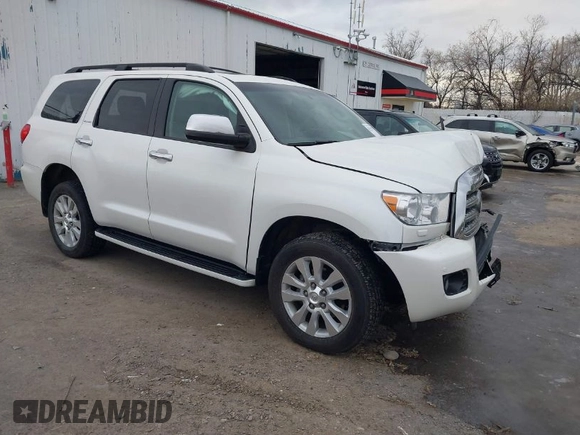 2017 Toyota Sequoia Platinum with VIN 5TDDY5G18HS154082, listed as a IAAI auction lot 41132778 with 55,175 mi miles. Bid and sale history available at carsss.com. Image 1.