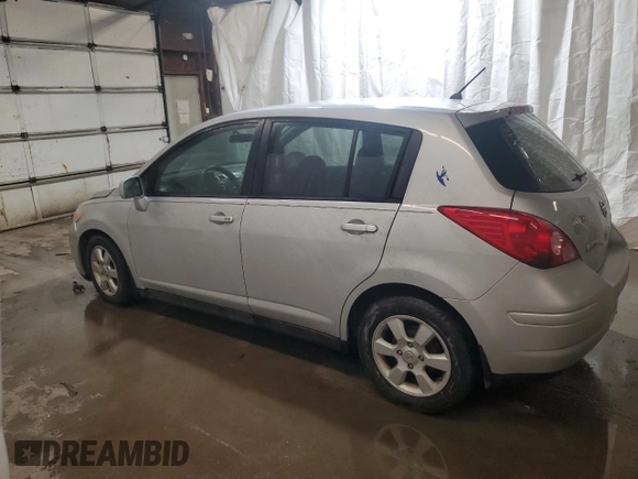 2007 Nissan Versa 1.8 S with VIN 3N1BC13E07L438451, listed as a Copart auction lot 47119205 with 308,275 mi miles and Salvage Title. Bid and sale history available at carsss.com. Image 2.