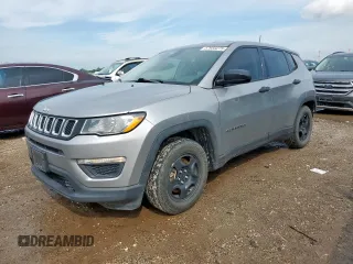 2021 Jeep Compass Sport с VIN 3C4NJCAB2MT510962, выставлен на аукционе Copart как лот 57950275 с пробегом 97 395 миль миль и Списание • Salvage title. История ставок и продаж доступна на DreamBid. Изображение 1.