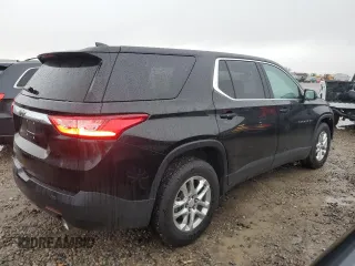2018 Chevrolet Traverse LS with VIN 1GNEVFKWXJJ248447, listed as a Copart auction lot 86818244 with 93,923 mi miles and Salvage Title. Bid and sale history available at carsss.com. Image 3.