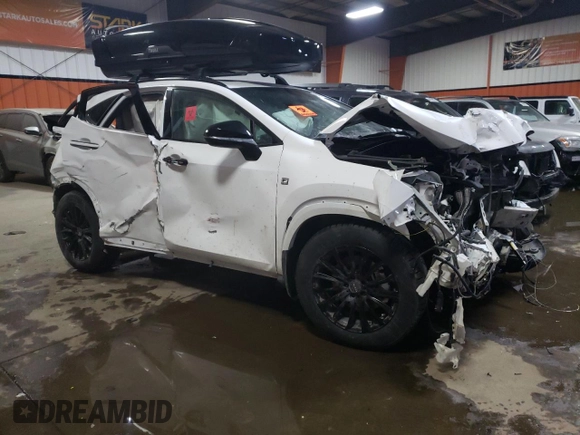 2022 Lexus NX with VIN 2T2KGCEZ0NC001624, listed as a Copart auction lot 44261333 with Not Provided miles. Bid and sale history available at carsss.com. Image 4.