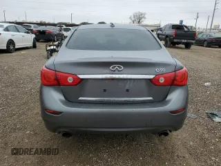 2014 Infiniti Q50 Hybrid Sport with VIN JN1AV7AP9EM691347, listed as a Copart auction lot 84861304 with Not Provided miles and Salvage Title. Bid and sale history available at carsss.com. Image 6.