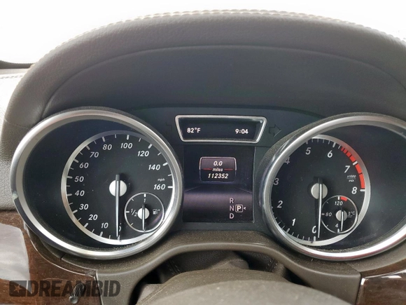 2014 Mercedes-Benz GL 450 with VIN 4JGDF7CEXEA424556, listed as a Copart auction lot 62563505 with 112,352 mi miles and Clean title. Bid and sale history available at DreamBid. Image 9.