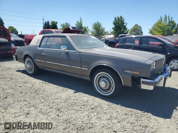 1983 Oldsmobile Toronado with VIN 1G3AZ57Y8DE312949, listed as a Copart auction lot 65228244 with 159,172 mi miles and Salvage Title. Bid and sale history available at DreamBid. Image 4.
