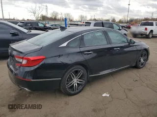 2021 Honda Accord Touring with VIN 1HGCV2F99MA010771, listed as a Copart auction lot 78258924 with 60,260 mi miles and Salvage title. Bid and sale history available at DreamBid. Image 3.