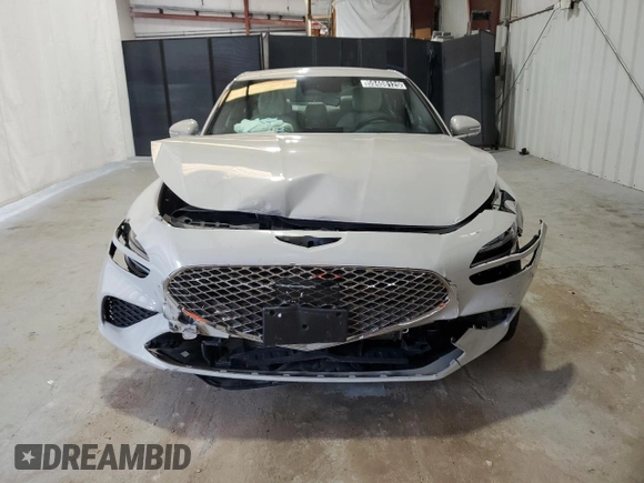 2025 Genesis G70 2.5T with VIN KMTG34SC2SU151147, listed as a Copart auction lot 59408125 with 11,273 mi miles and Clean title. Bid and sale history available at DreamBid. Image 5.