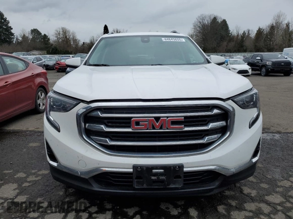 2021 GMC Terrain SLT with VIN 3GKALVEV1ML314007, listed as a Copart auction lot 44845655 with 74,673 mi miles and Salvage Title. Bid and sale history available at DreamBid. Image 5.