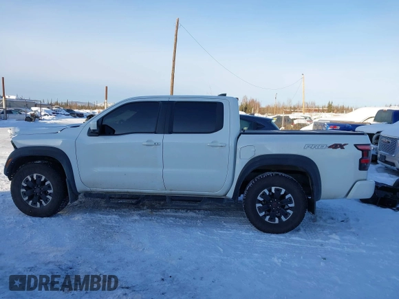 2024 Nissan Frontier Pro-4X with VIN 1N6ED1EK3RN620414, listed as a IAAI auction lot 41613820 with 10,714 mi miles and . Bid and sale history available at DreamBid. Image 15.