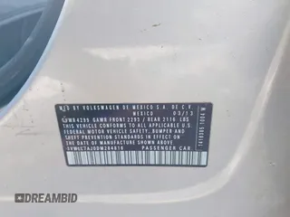 2013 Volkswagen Jetta TDI w/Premium с VIN 3VWLL7AJ0DM284816, выставлен на аукционе IAAI как лот 41869001 с пробегом 154 698 миль миль и . История ставок и продаж доступна на DreamBid. Изображение 9.