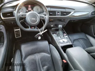 2018 Audi S6 Premium Plus with VIN WAUFFAFC4JN000827, listed as a Copart auction lot 75673354 with 55,783 mi miles and Salvage Title. Bid and sale history available at carsss.com. Image 8.