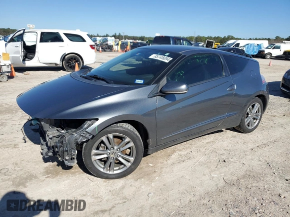 2013 Honda CR-Z with VIN JHMZF1D46DS002529, listed as a Copart auction lot 85745094 with 107,594 mi miles and Salvage title. Bid and sale history available at DreamBid. Image 1.