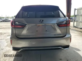 2020 Lexus RX 350L with VIN JTJHZKEA1L2015764, listed as a Copart auction lot 58324465 with 54,860 mi miles and Salvage title. Bid and sale history available at DreamBid. Image 6.
