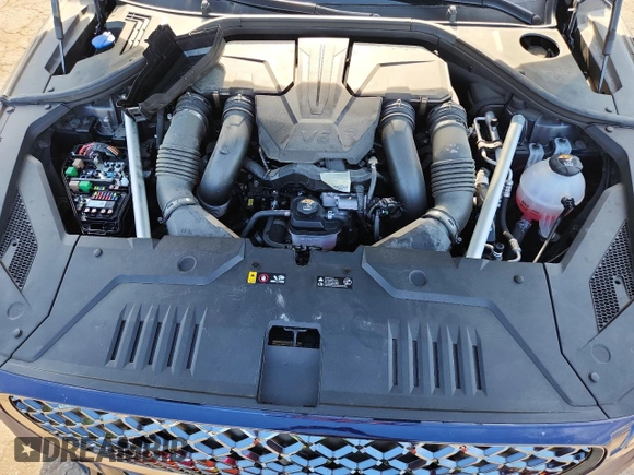 2025 Genesis GV70 Sport with VIN 5NMMCDTC1SH021996, listed as a Copart auction lot 61080575 with 6,027 mi miles and Salvage title. Bid and sale history available at DreamBid. Image 12.