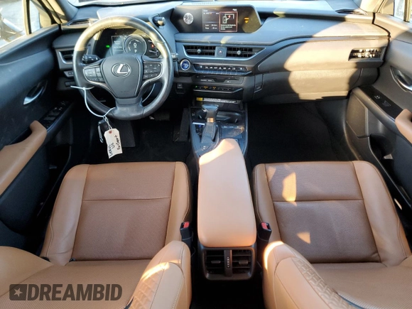 2020 Lexus UX with VIN JTHP9JBH5L2030549, listed as a Copart auction lot 88097685 with 55,214 mi miles and Salvage Title. Bid and sale history available at carsss.com. Image 8.