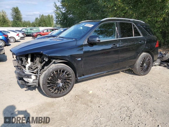 2016 Mercedes-Benz GLE 550e with VIN 4JGDA6DB1GA743523, listed as a Copart auction lot 66542924 with 118,717 mi miles and Salvage title. Bid and sale history available at DreamBid. Image 1.
